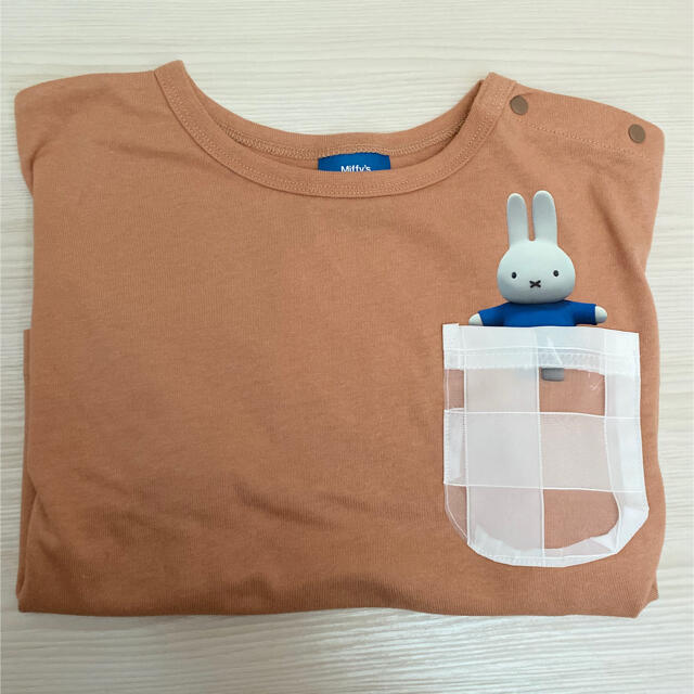 『ポポさま専用』ミッフィー　Tシャツ　転写ポケット　80センチ キッズ/ベビー/マタニティのベビー服(~85cm)(Ｔシャツ)の商品写真