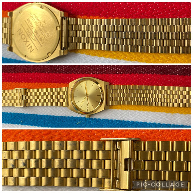 NIXON(ニクソン)のNIXON(ニクソン) TIME TELLER ALL GOLD/GOLD 美品 メンズの時計(腕時計(アナログ))の商品写真