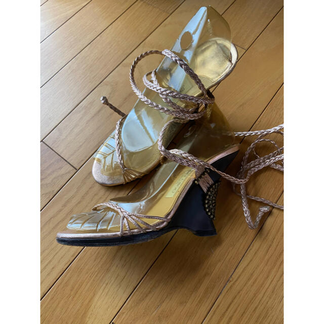 JIMMY CHOO(ジミーチュウ)のジミーチュウ　JIMMYCHOO レース編上げパンプス　37 レディースの靴/シューズ(ハイヒール/パンプス)の商品写真