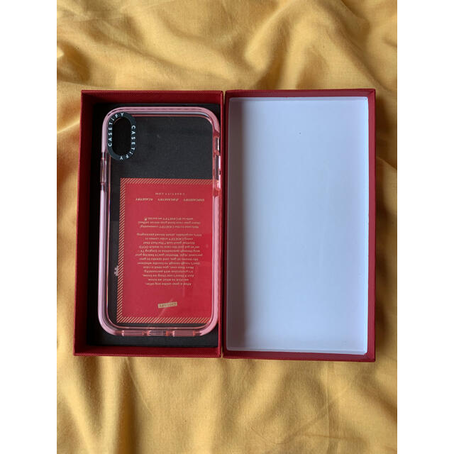 Apple(アップル)のiPhone XR Casetify ピンク クリアケース スマホ/家電/カメラのスマホアクセサリー(iPhoneケース)の商品写真