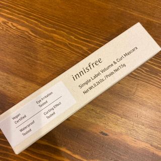 イニスフリー(Innisfree)のイニスフリー　シンプルラベル　ボリューム&カールマスカラ(マスカラ)