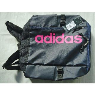 アディダス 　adidas 　大容量リュック　23L　ピンク×ネイビー