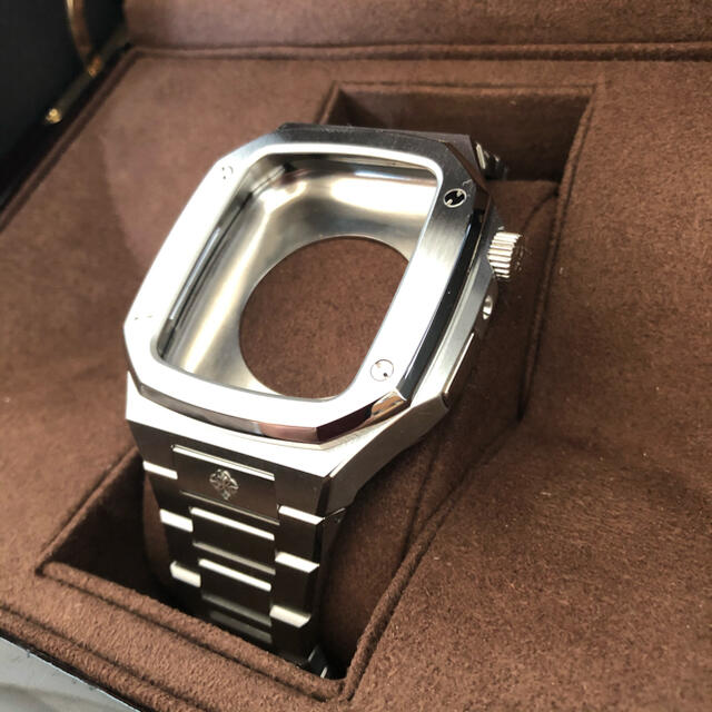 処分 Golden concept アップルウォッチケース シルバー 44mmの通販 by