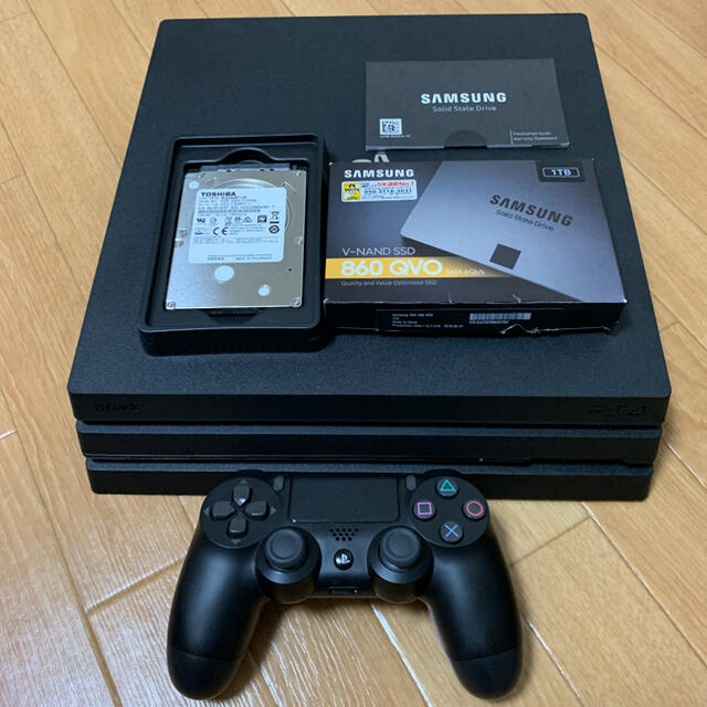 【PS4Pro】CUH-7200BB01 SSD換装