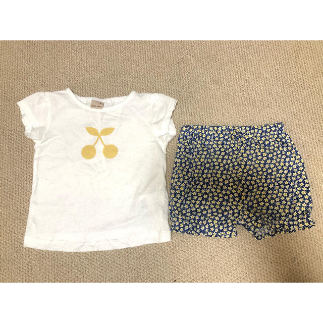 petit main(プティマイン)のpetit main 夏用パジャマ90  キッズ/ベビー/マタニティのキッズ服女の子用(90cm~)(パジャマ)の商品写真