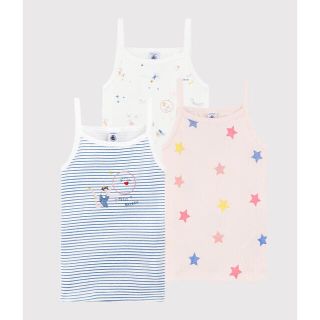 プチバトー(PETIT BATEAU)のまみ様専用　プチバトー　4a キャミソール３枚組　サーカス(下着)