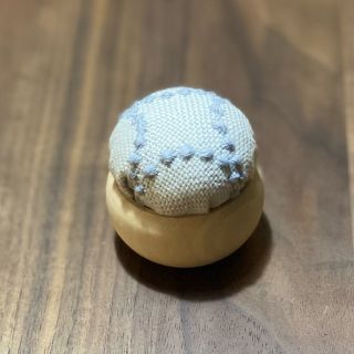 ミナペルホネン(mina perhonen)のハンドメイド ミナペルホネン ウッドボウル ピンクッション 針山 タンバリン①(その他)