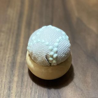 ミナペルホネン(mina perhonen)のハンドメイド ミナペルホネン ウッドボウル ピンクッション 針山 タンバリン②(その他)