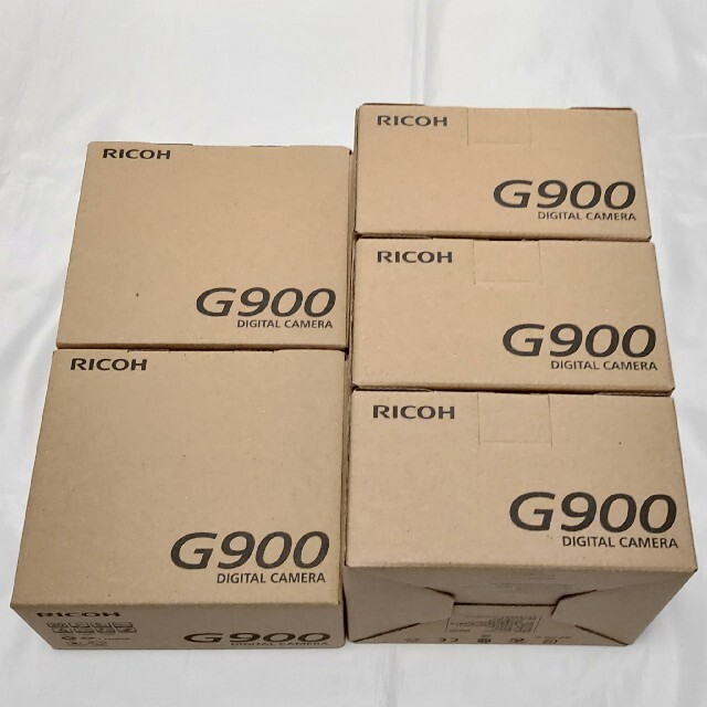 RICOH(リコー)のRICOH G900 5台セット 新品未開封 スマホ/家電/カメラのカメラ(コンパクトデジタルカメラ)の商品写真