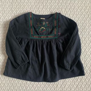 ボンポワン(Bonpoint)のbonton 刺繍　ブラウス(ブラウス)