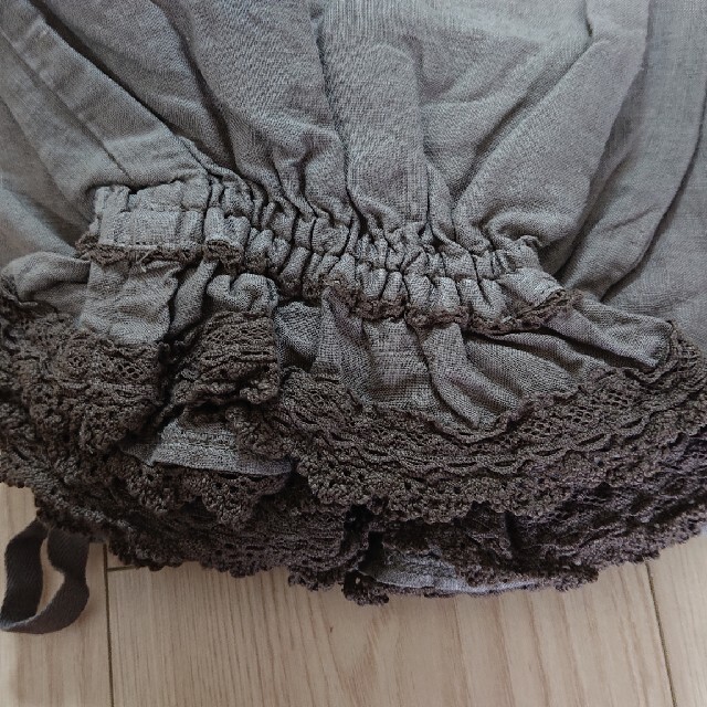 ネストローブ　ブラックヘンプ　フリルパンツ　サイズフリー nest Robe ブラックヘンプフリルパンツ - メルカリ