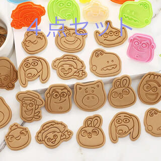 トイストーリー クッキー お菓子 型 型抜き ４つセットクッキー型の通販 By Ripopo S Shop ラクマ