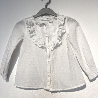 ザラキッズ(ZARA KIDS)の⭐︎rikoo様⭐︎ZARA フリルシャツ ブラウス(ブラウス)