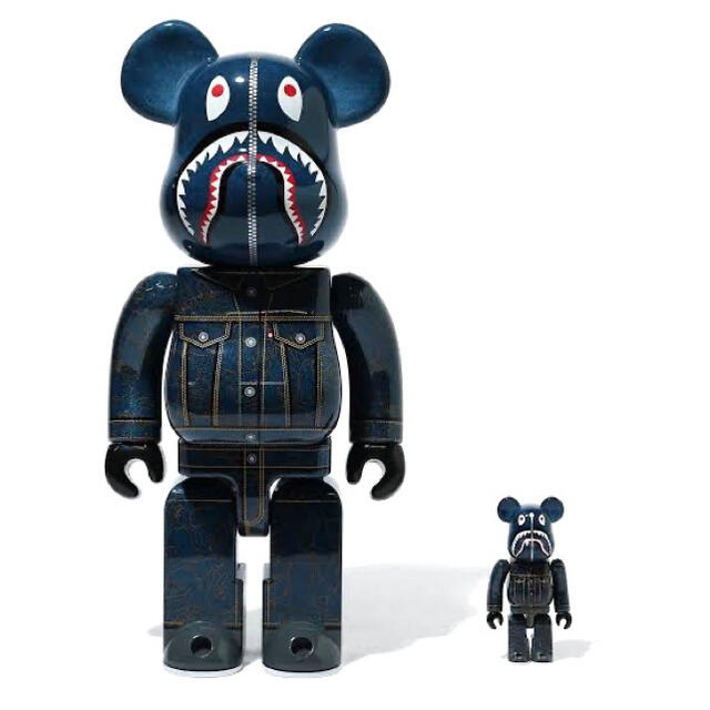 A BATHING APE(アベイシングエイプ)のBE@RBRICK BAPE®︎ x Levi’s®︎ 100% & 400% エンタメ/ホビーのフィギュア(その他)の商品写真