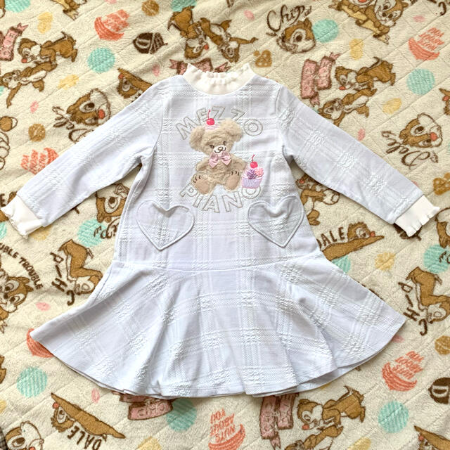 mezzo piano(メゾピアノ)の🎀ご専用🎀メゾピアノ🎀ワンピース  110 キッズ/ベビー/マタニティのキッズ服女の子用(90cm~)(ワンピース)の商品写真