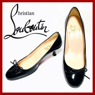 クリスチャンルブタン(Christian Louboutin)のクリスチャンルブタン 黒パテント 5cmヒール　38(ハイヒール/パンプス)