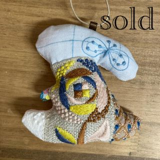 ミナペルホネン(mina perhonen)の【ハンドメイド】ミナペルホネン  ミニうさチャーム(チャーム)