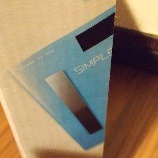 未使用非売品✨SIMPLE+LIFE体組成計付きデジタルボディスケールブルー✨(体重計/体脂肪計)