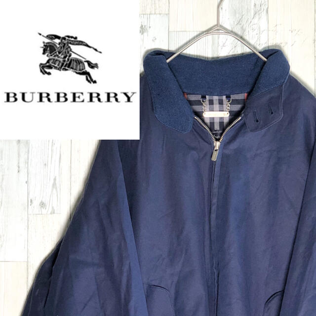 BURBERRY(バーバリー)の【希少】バーバリー ⭐︎ノバチェック ブルゾン Lサイズ 90s 古着 ゆるだぼ メンズのジャケット/アウター(ブルゾン)の商品写真