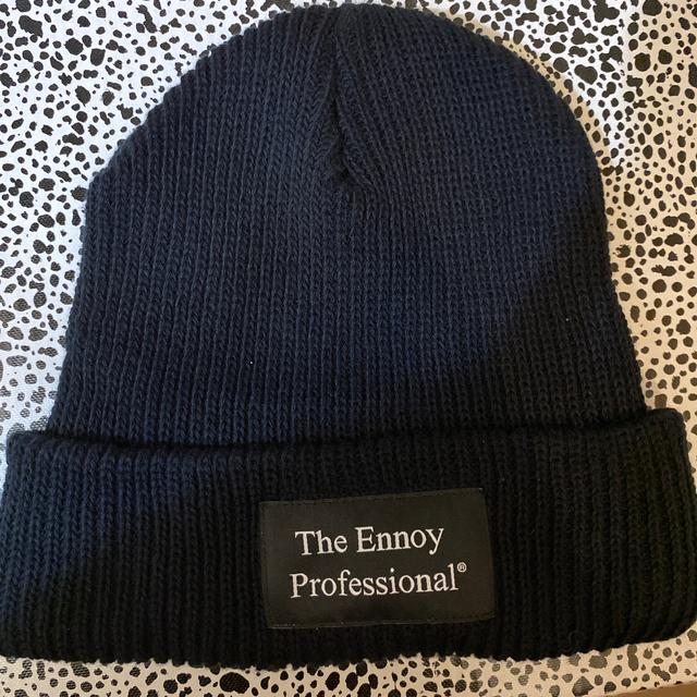 1LDK SELECT(ワンエルディーケーセレクト)の新品未使用 Ennoy Professional エンノイ ニットキャップ 黒  メンズの帽子(キャップ)の商品写真