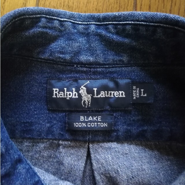 Ralph Lauren(ラルフローレン)のラルフローレン　デニムシャツ　やや肉厚　ビッグサイズ メンズのトップス(シャツ)の商品写真