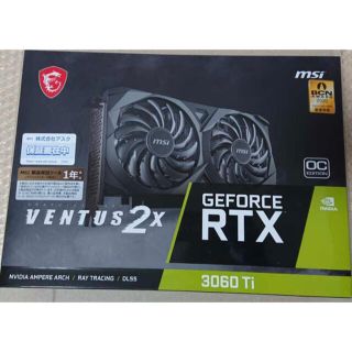 新品MSI GeForce RTX 3060 Ti VENTUS 2X OCV1(PCパーツ)