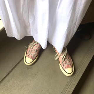 コンバース(CONVERSE)のヴィンテージ　ピンク　コンバース　ハイカット(スニーカー)