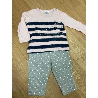 ベビーギャップ(babyGAP)の女の子80セット　BabyGap ハート服(Ｔシャツ)