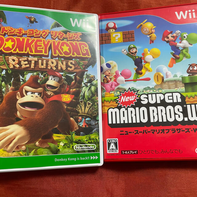 Wii ドンキーコング リターンズ New スーパーマリオブラザーズ Wii ソフトの通販 By りんご S Shop ウィーならラクマ Wii ドンキーコング リターンズ New スーパーマリオブラザーズ Wii ソフトの通販 By りんご S Shop ウィーならラクマ