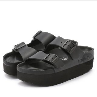 ビルケンシュトック(BIRKENSTOCK)のBIRKENSTOCK アリゾナ ナチュラルレザー エクスクイジット 38(サンダル)