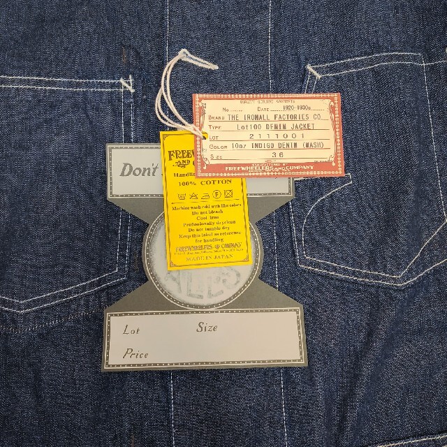 FREEWHEELERS(フリーホイーラーズ)のFREE WHEELERS Denim Jacket Lot 100 メンズのジャケット/アウター(カバーオール)の商品写真