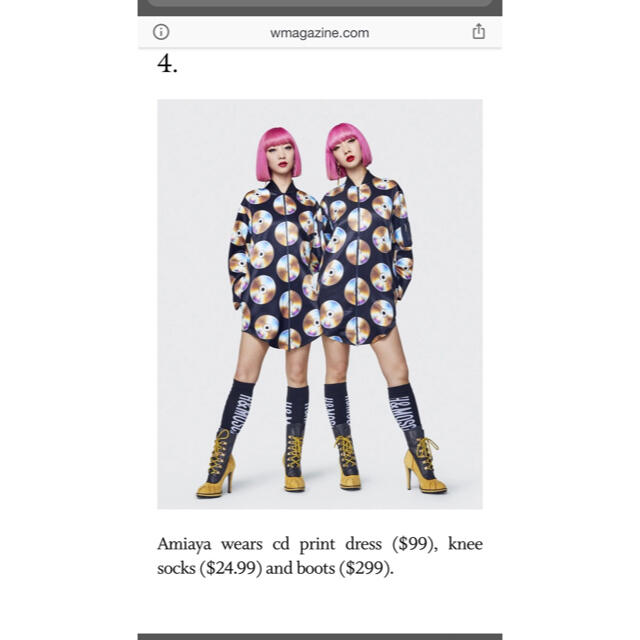 H&H(エイチアンドエイチ)のh&m コラボ　moschino レディースのトップス(トレーナー/スウェット)の商品写真