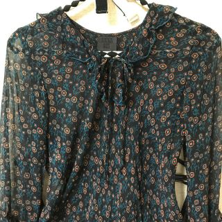 アナスイ(ANNA SUI)のANNA SUI  シルク　セットアップ(ひざ丈ワンピース)