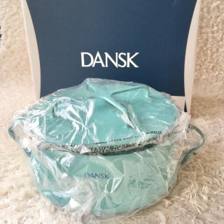 新品 DANSK コベンスタイル 18cm 両手鍋 2L ターコイズブルーの