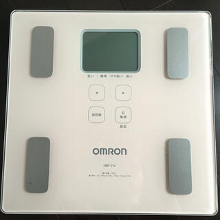 オムロン(OMRON)のオムロン 体重計　hbf-214(体重計/体脂肪計)