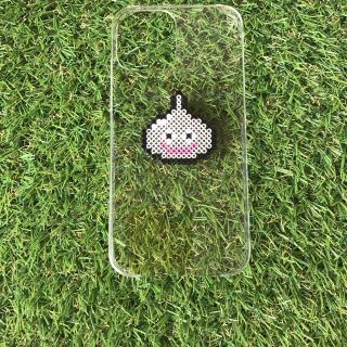 メタルスライム　iPhoneケース　アイロンビーズ　ハンドメイド(スマホケース)