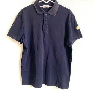 モンクレール(MONCLER)のモンクレール MONCLER ポロシャツ 半袖 ネイビー slim fit(ポロシャツ)