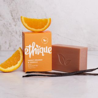 コスメキッチン(Cosme Kitchen)のethique エティーク　ボディウォッシュ バー オレンジ＆バニラ 120ｇ(ボディソープ/石鹸)