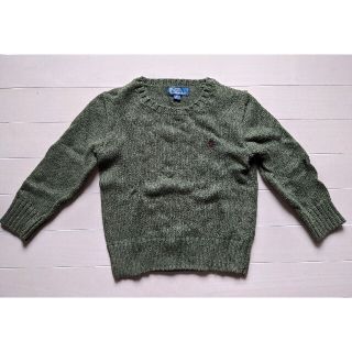 ポロラルフローレン(POLO RALPH LAUREN)のポロラルフローレン★グリーン セーター 110★超美品 N(ニット)