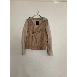 ダブルクローゼット(w closet)の【美品】w closet ライダース　ジャケット　ジャンパー　アウター(ライダースジャケット)