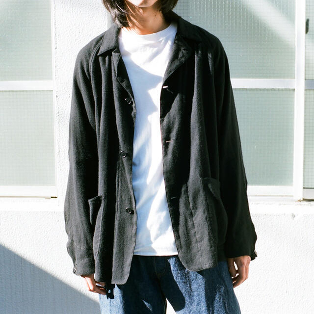 COMOLI コモリ 21SS カシミヤ和紙ジャケット
