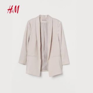 エイチアンドエム(H&M)の【H&M】スーツジャケット　XS  155cm 秋冬用(ノーカラージャケット)