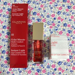 クラランス(CLARINS)のクラランス リップコンフォートオイル 03 red berry(リップグロス)