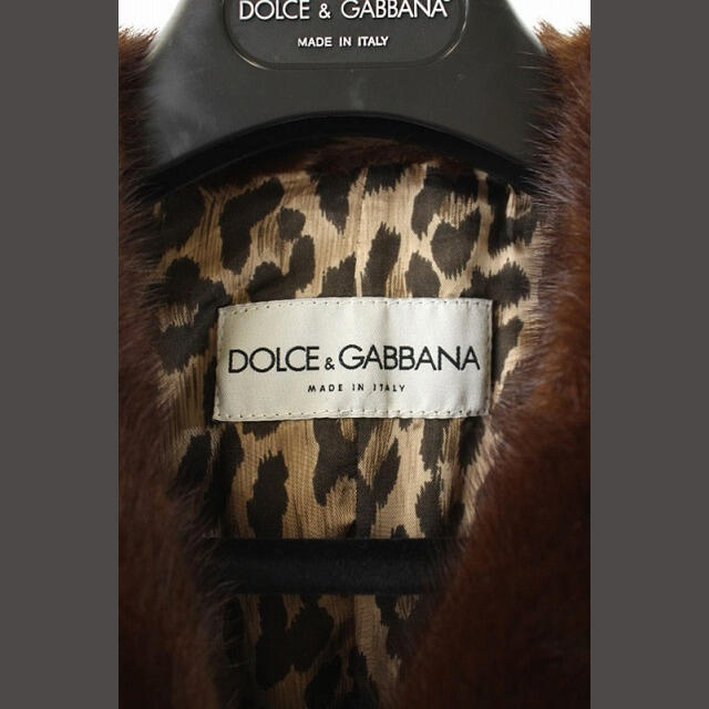 DOLCE&GABBANA(ドルチェアンドガッバーナ)のドルチェ&ガッバーナ ドルガバ DOLCE&GABBANA コート レザー スウ レディースのジャケット/アウター(毛皮/ファーコート)の商品写真