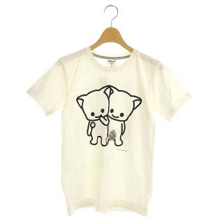 キューン(CUNE)のキューン CUNE Tシャツ カットソー 22周年記念プリント 半袖 XS 白(Tシャツ(半袖/袖なし))