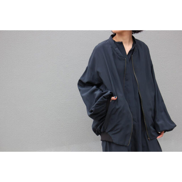 seya. 2019SS SILK BLOUSON シルクブルゾン