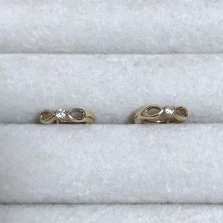 フープピアス K10 中折れ(ピアス)