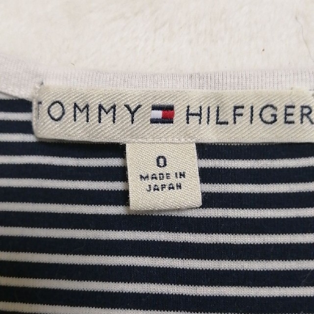 TOMMY HILFIGER(トミーヒルフィガー)のトミーヒルフィガー トップス　ボダー レディース レディースのトップス(Tシャツ(半袖/袖なし))の商品写真