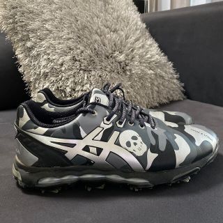 マークアンドロナ(MARK&LONA)のMARK&LONA🖤メンズゴルフシューズ、asicsコラボ限定27.5(シューズ)