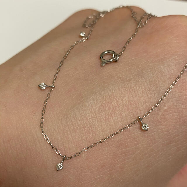 JEWELRY TSUTSUMI(ジュエリーツツミ)のk18 WGダイヤモンドネックレス レディースのアクセサリー(ネックレス)の商品写真